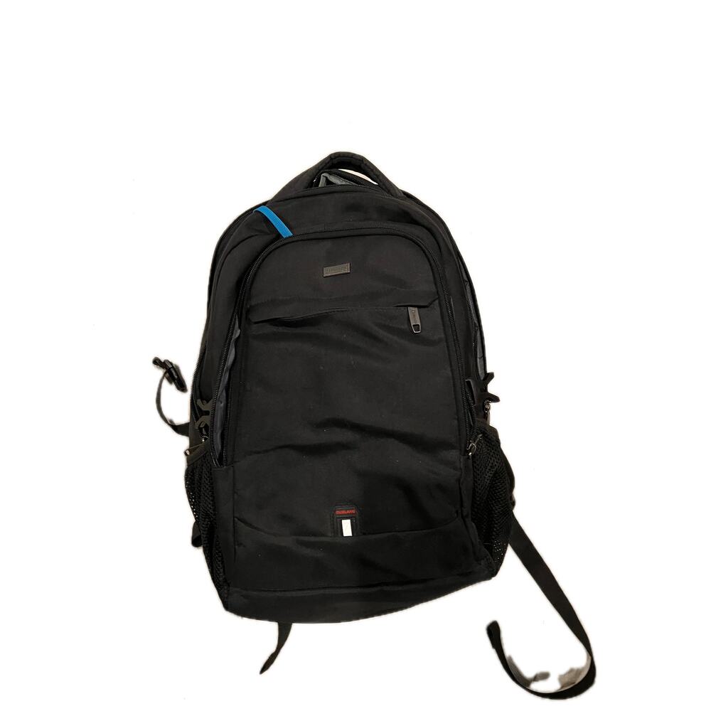 Duslang Padded Computer Black Backpack